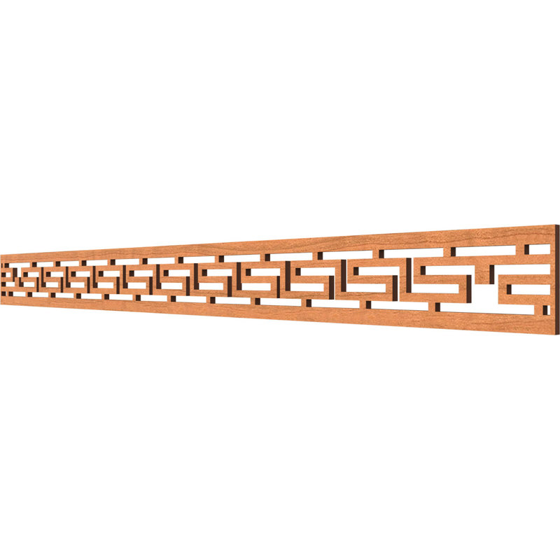 Moulure de cerisier 46, l 46 3/8 po x H 4 po x T 3/8 po, cerisier, Cerisier, H 4 po x l 46,375 po x P 0,375 po
