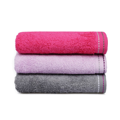 Ensemble de 3 serviettes en coton turc 3 pièces