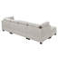 Canapé modulaire réversible avec repose-pieds Ashwell-778765308