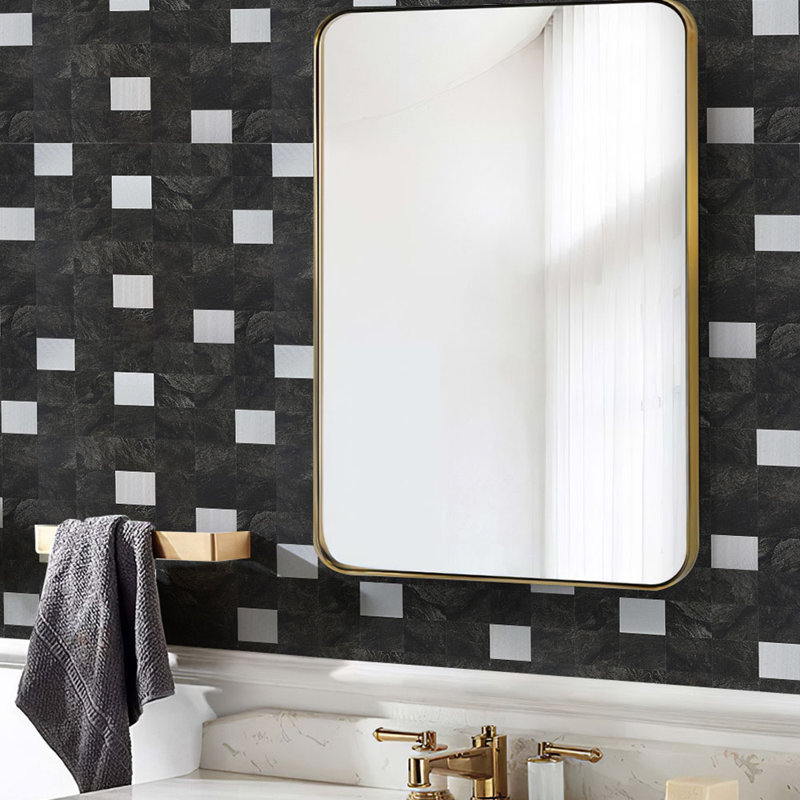 No Subject Wall Decals, Black/Silver