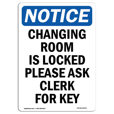 Changing Room Is Locked Please Sign