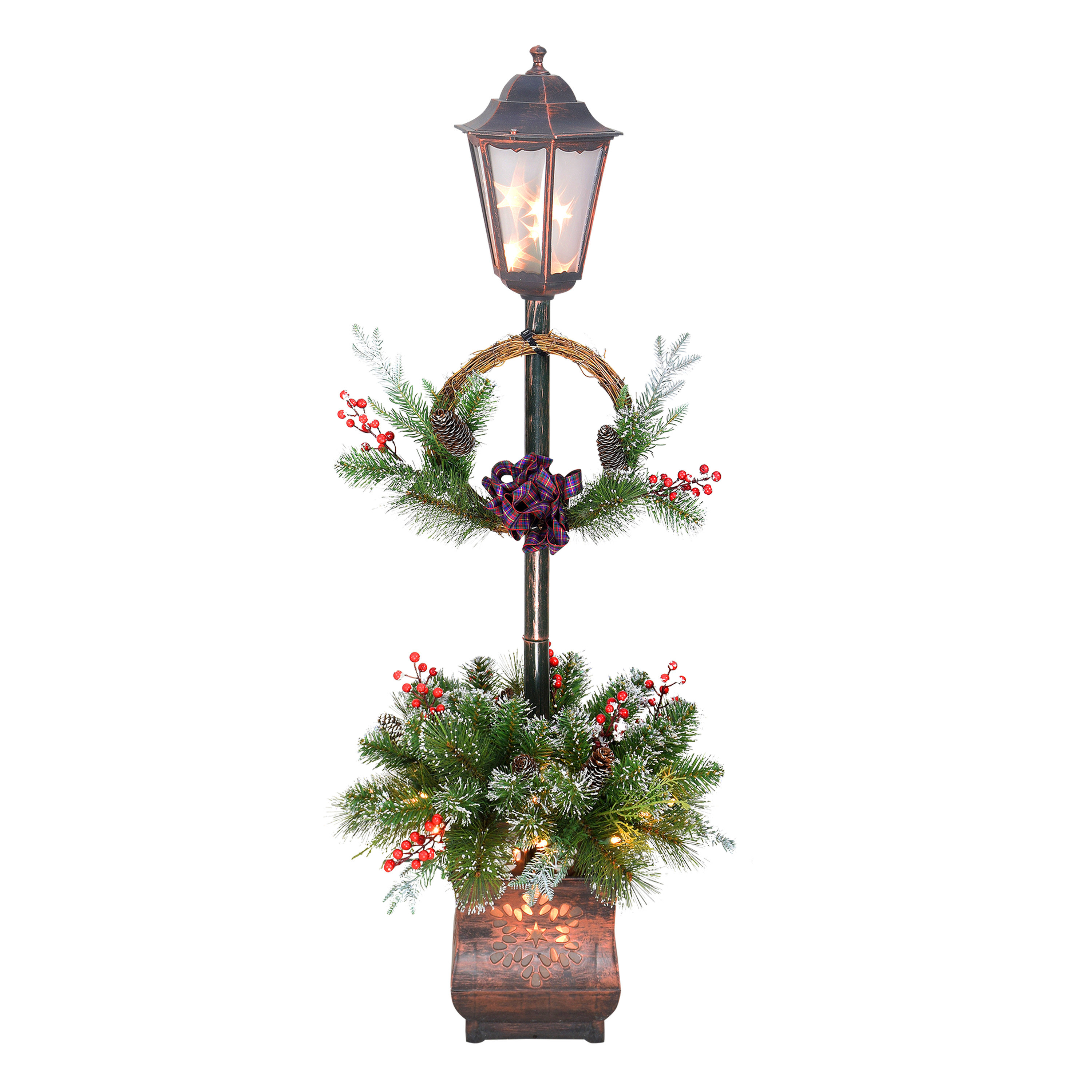 The Holiday Aisle® 4Ft Lamp Post Garden Stake & Reviews | Wayfair