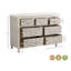 Commode double en bois massif à 7 tiroirs l 57 po Harleen-1600331494