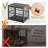 Emalena Pet Crate with 3 Doors