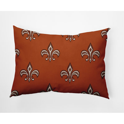 Fleur De Lis Decorative Throw Pillow Rectangle