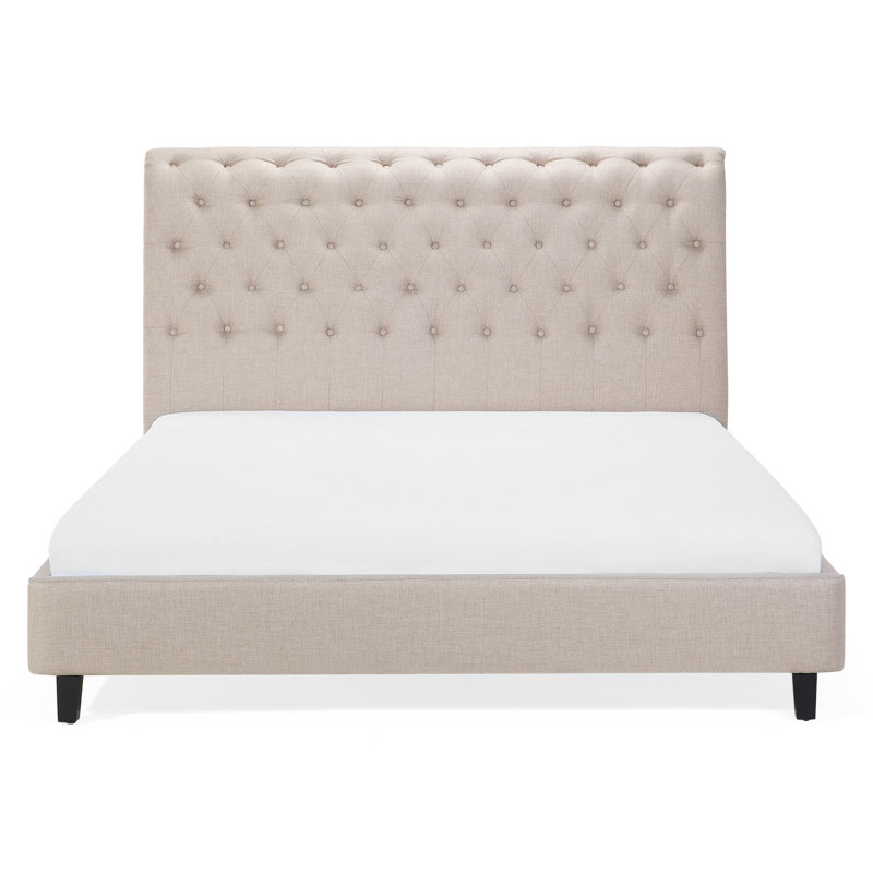 Upholstered Bed Reims, Beige