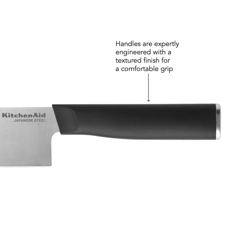 KitchenAid® Classic 12-Piece Block Set with Built-in Knife Sharpener, Natural