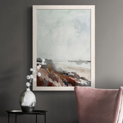 «Blysse Coastal Inlet Study II», peinture sur toile encadrée