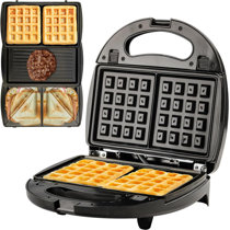 Courant Personal Griddle and Waffle Maker - Breakfast Bundle 