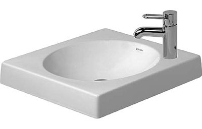 Lavabo de salle de bain vasque carré en céramique Architec