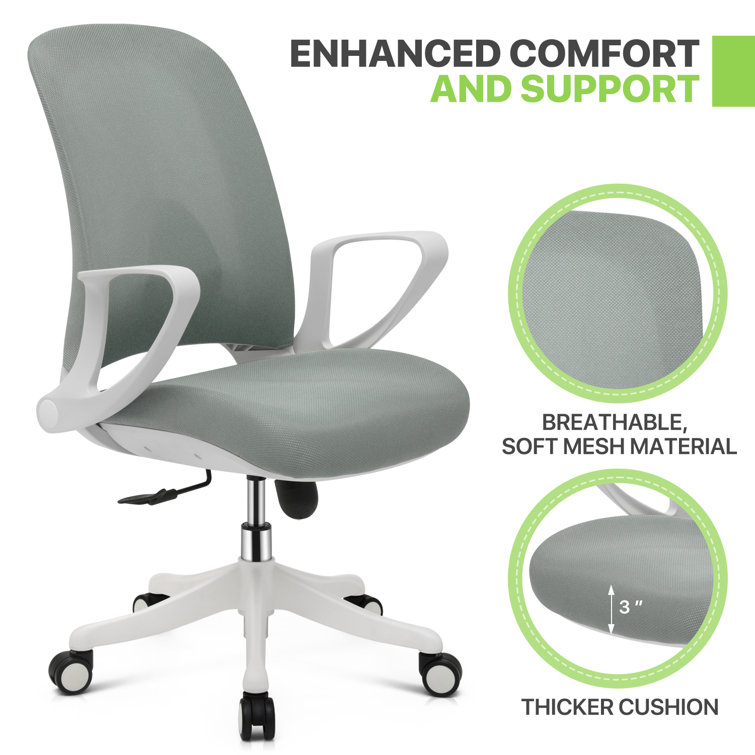 Rocking Chair Seat/Back Cushion Wayfair Basics Fabric Gray