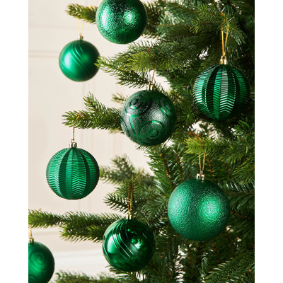 9.29cm Solid Colour Plastic / Acrylic Bauble