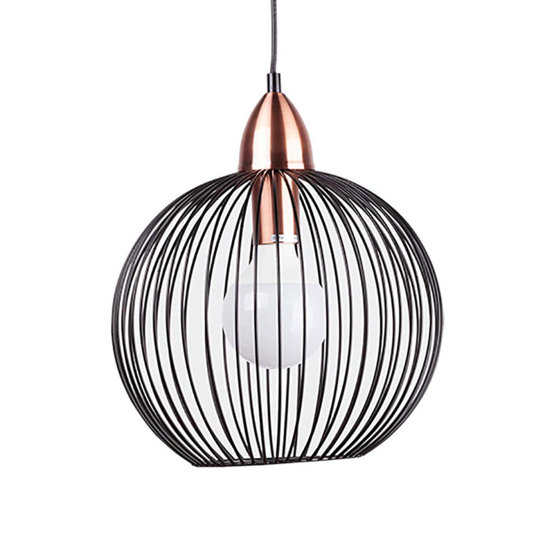 Carlton 1 - Light Black Single Pendant