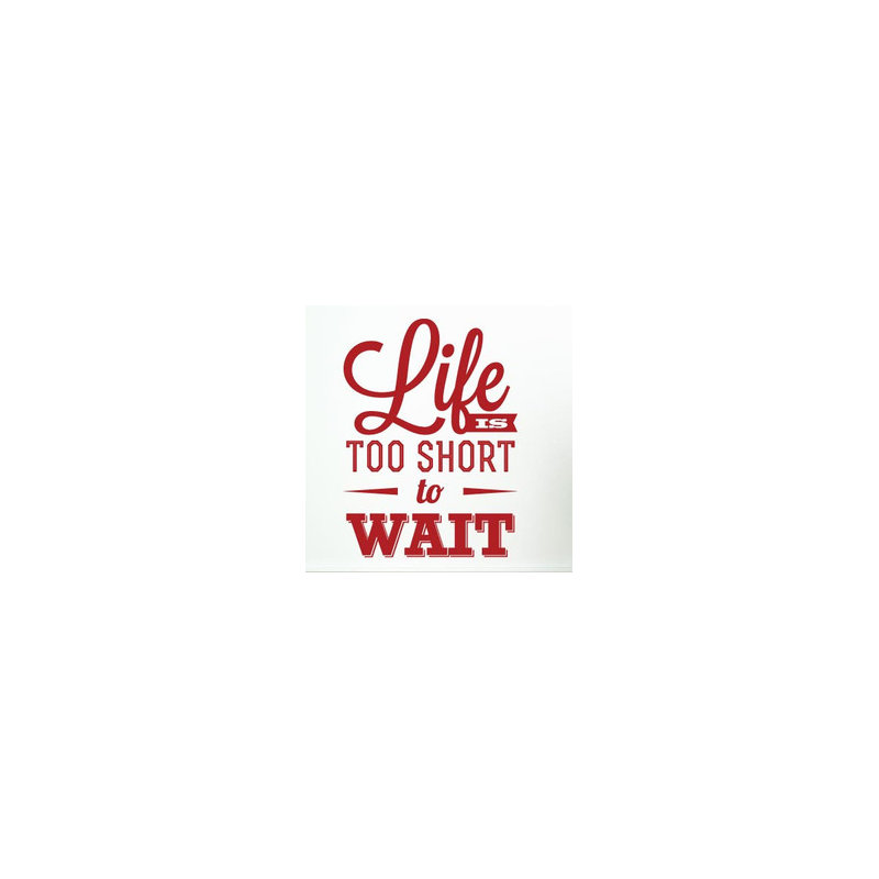 Wall Decal, Medium, Dark Red