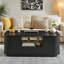 Table basse ovale moderne avec rangement-652910689