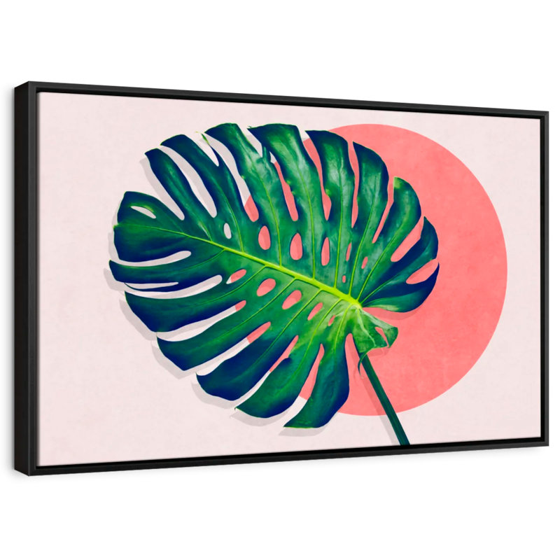 Monstera Paradise, reproduction sur toile, H 27 po x l 40 po