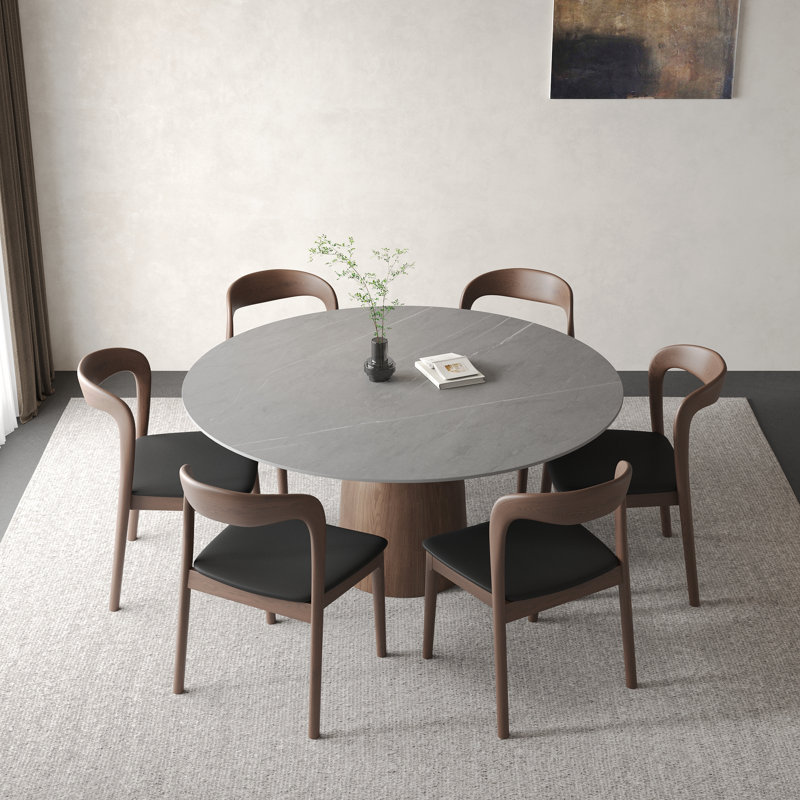 Ensemble de table de cuisine 7 pièces Ikerne, H 29,50 po x L 53,10 po x l 53,10 po