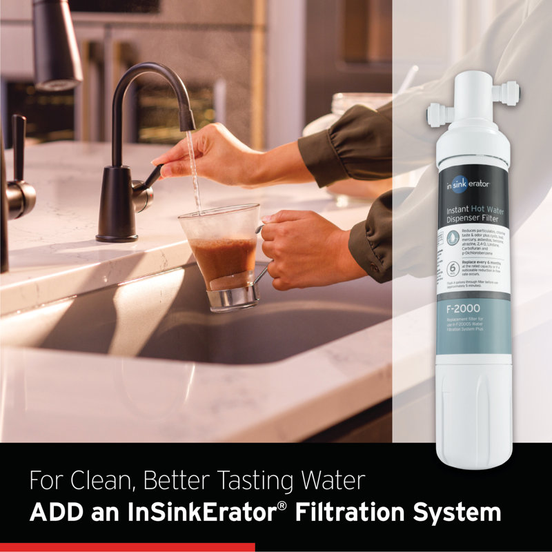 Système instantané de distribution d'eau chaude HOT250 - Nickel satiné, Nickel satiné
