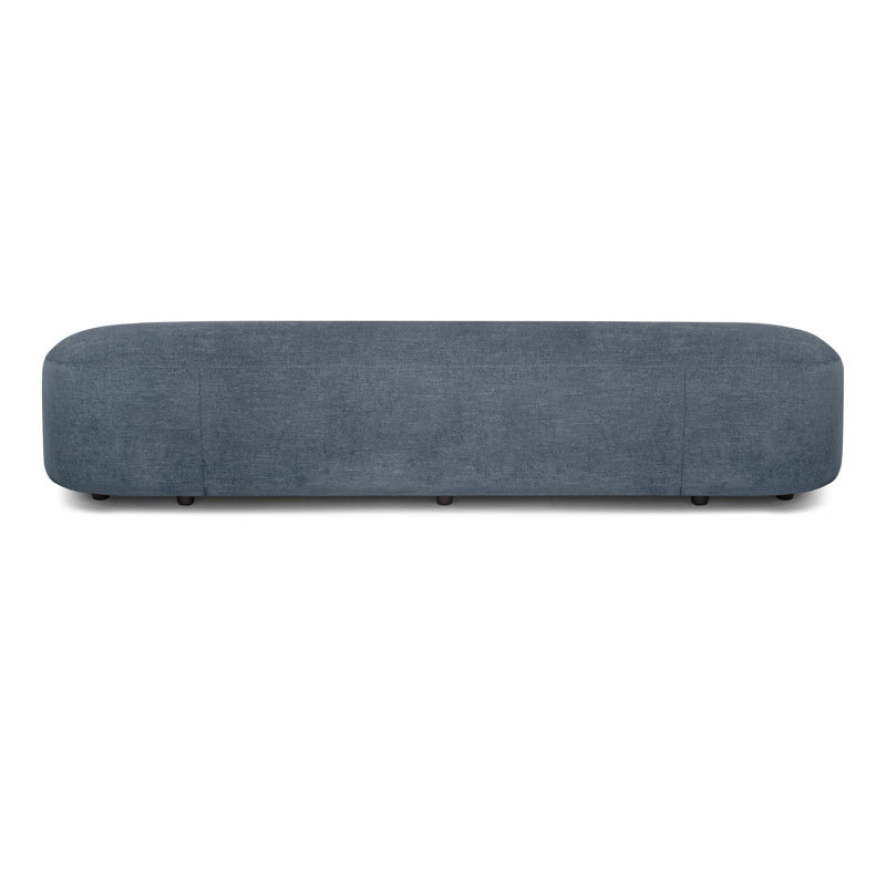 Benehaley Upholstered Ottoman, Dark Gray