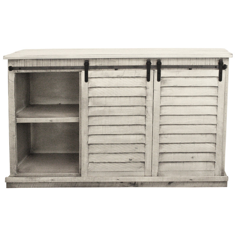 Bronn Media Console, Rustic Dela Verria