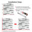 10Pcs Peel and Stick 2.5mm Wall Paneling