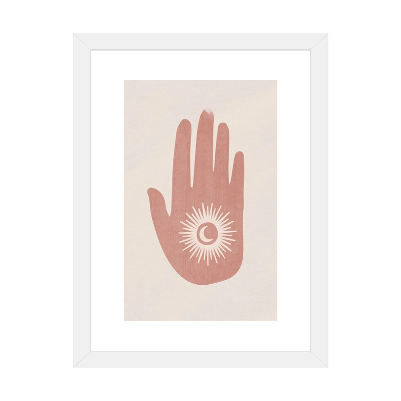 Print, H 32 po x l 24 po x P 1 po, Papier encadré blanc, Blanc