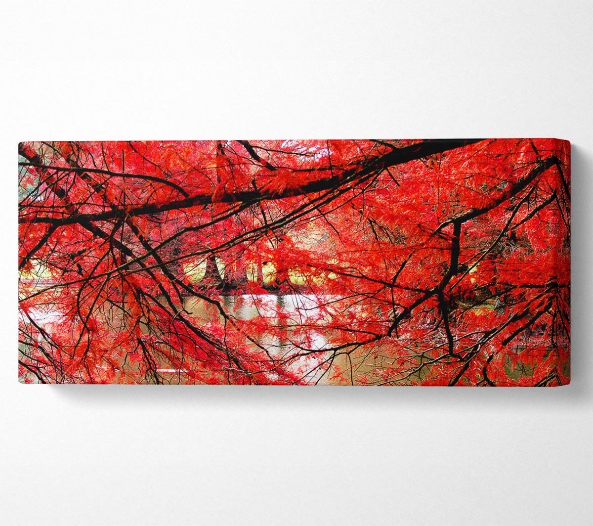 Ebern Designs Red River Leaves - Print | Wayfair.co.uk