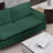 Comfortable Sofas, Leather 55.91 Inch Modern Compact Home Loveseat