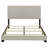 Efram Cream Upholstered Queen Bed
