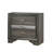 3 Drawers Wooden Nightstand With Round Knobs-1826339020