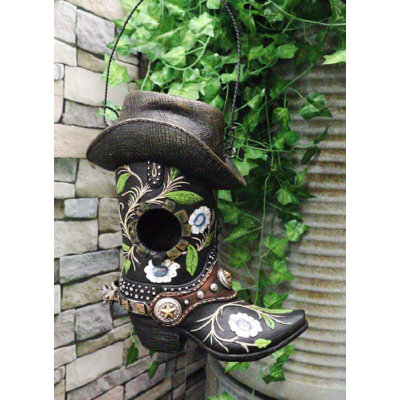 10.75'' H x 9.25'' W x 5.25'' D Hanging Birdhouse