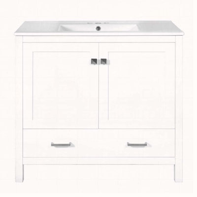 Meuble-lavabo 36 po avec lavabo en céramique
