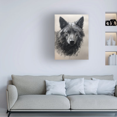 Treiber Sasha Wolf II On Canvas Print
