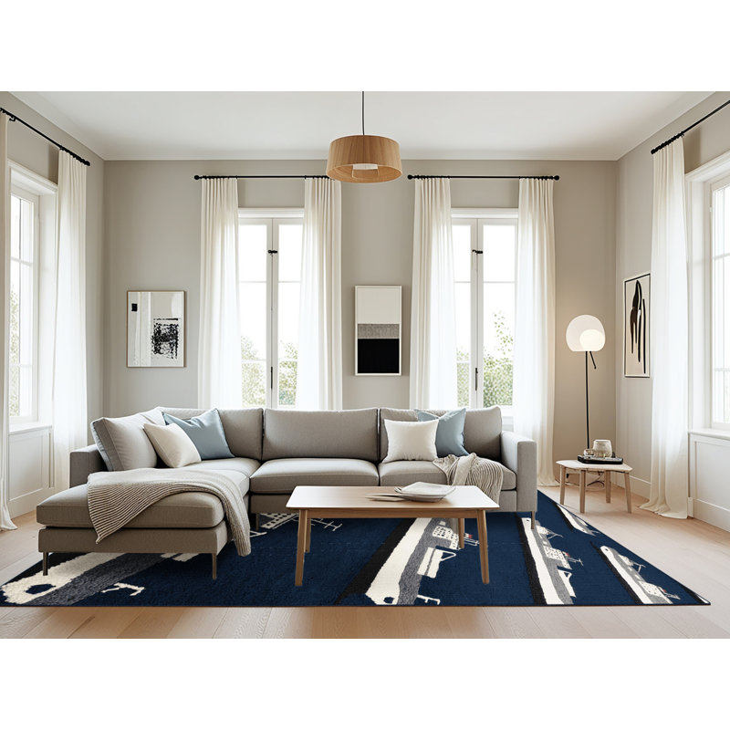 Tapis de transport gris lavable à la machine, Rectangulaire 8 pi x 10 pi