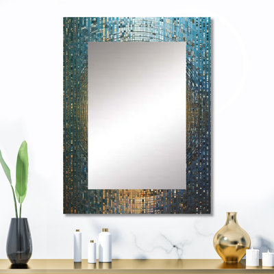 Retro Lovers Celebrating Eternal Now VI - Couple Decorative Wall Mirror, Black Mirror, Printed Metal Art