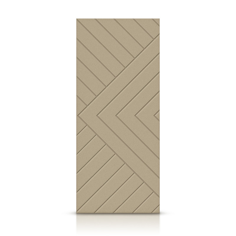 Porte standard à panneaux en bois manufacturé, Sans finition, 42 po x 80 po