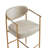 Upholstered Counter Stool with Metal Frame-118574582