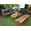 Banc en bois massif Cardoza-1950122768