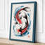 Koi Dance Japandi - Wrapped Canvas-2056556766-2056556774
