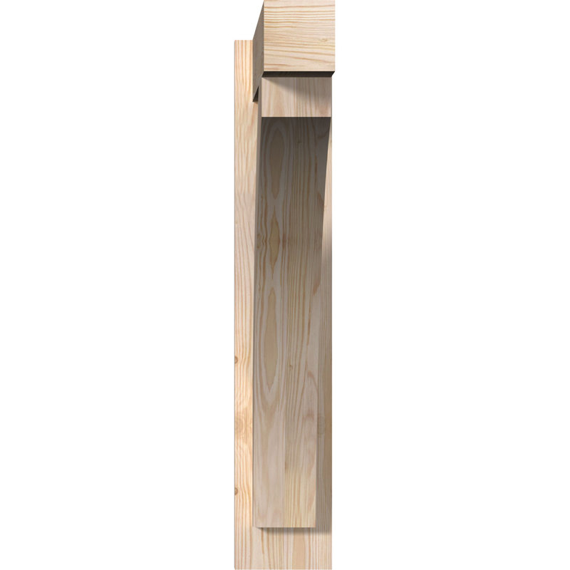 Bloc de bois rustique Thorton, Cèdre rouge de l'Ouest l 5 1/2 po (lisse), P 22 po x H 26 po