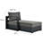 Modway Tahoe 132" Wide Outdoor U-Shaped Patio Sectional with Cushions-95616628