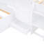 Lit mezzanine simple et lit plateforme - 7 tiroirs, blanc pour une chambre simplifiée et avec tiroirs de rangement spacieux-819222394