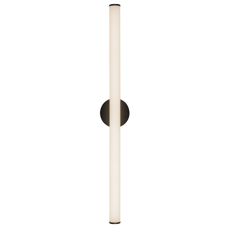 Tectra 36-in Black dimmable LED Wall Sconce, Matte Black