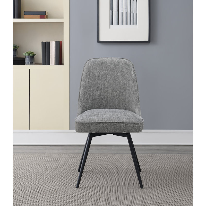 Chaise d'appoint Gunita, Gris anthracite