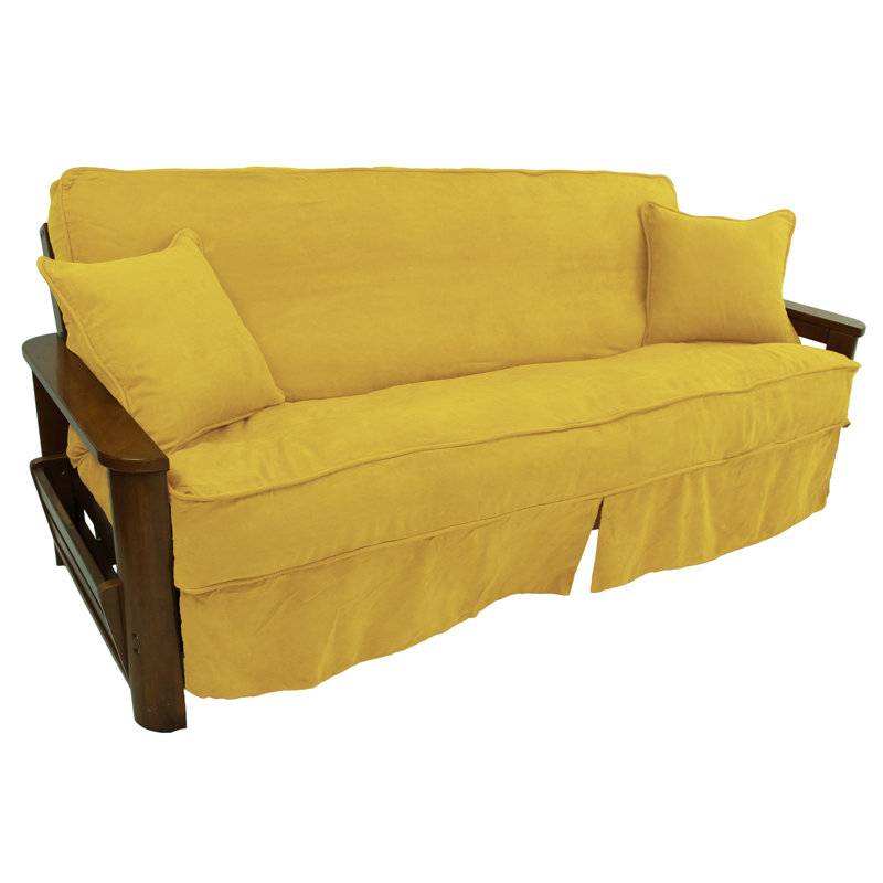 Housse pour canapé à coussins en T, Polyester citron
