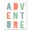 Lettre d’aventure, monogrammes et nom Alderete