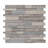 Belfort Taupe Interlocking 12 in. x 12 in. Glass Stone Metal Blend Mosaic Wall Tile