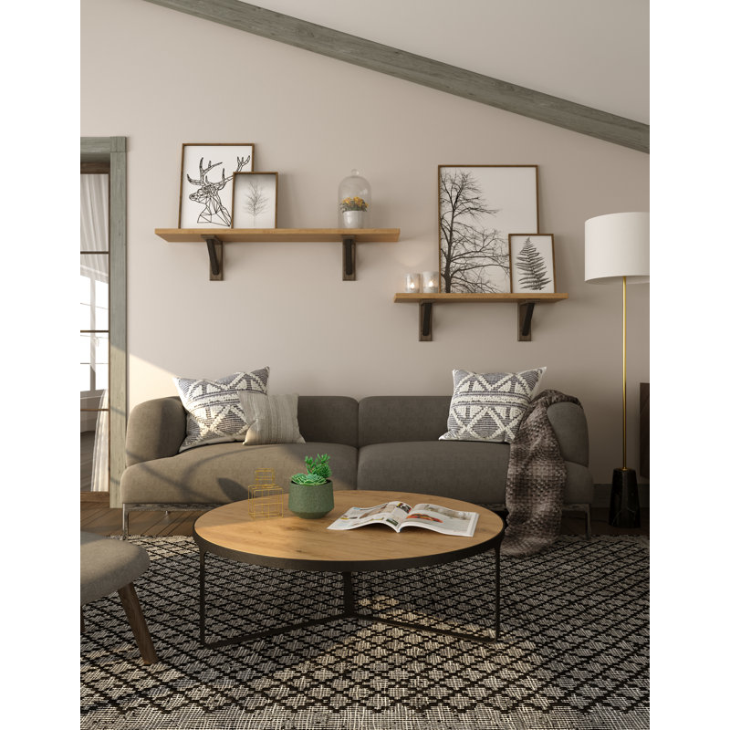 8-Foot Gray Stainable Wood Faux Ceiling Beam