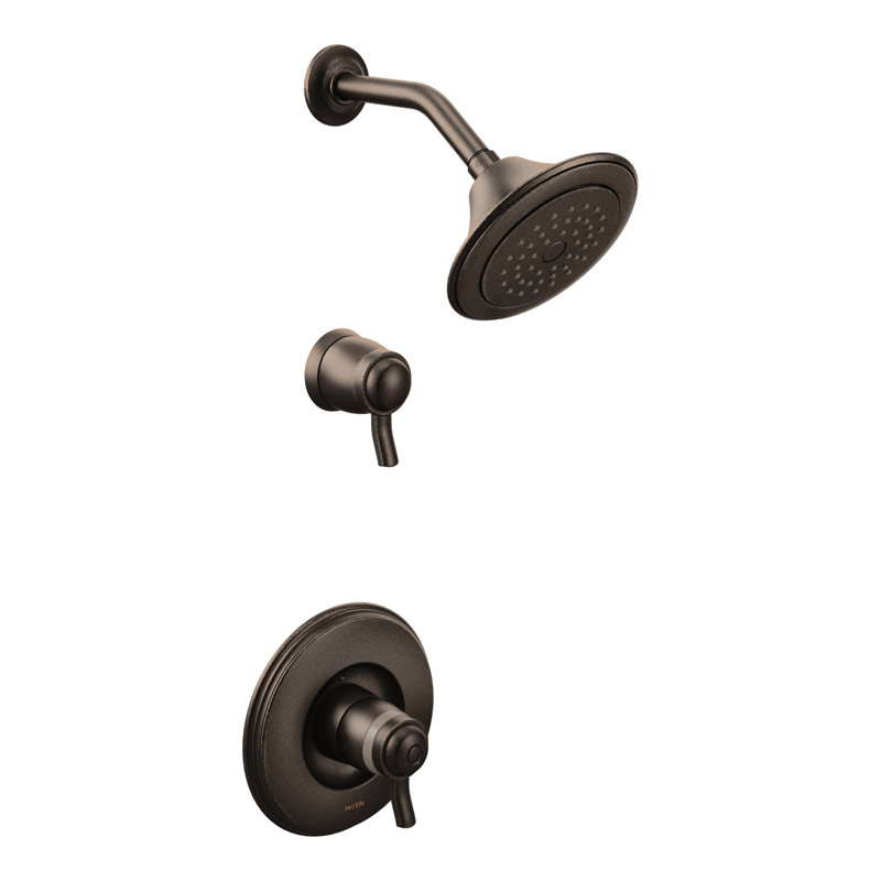 Rothbury Exact Temp Shower Faucet Trim with Lever Handle, Oil Rubbed Bronze