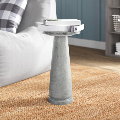 Daktari Marble Top End Table